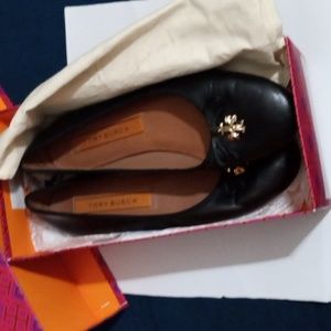 Pre owned Tory Burch Charm Ballet Goat leather Size10